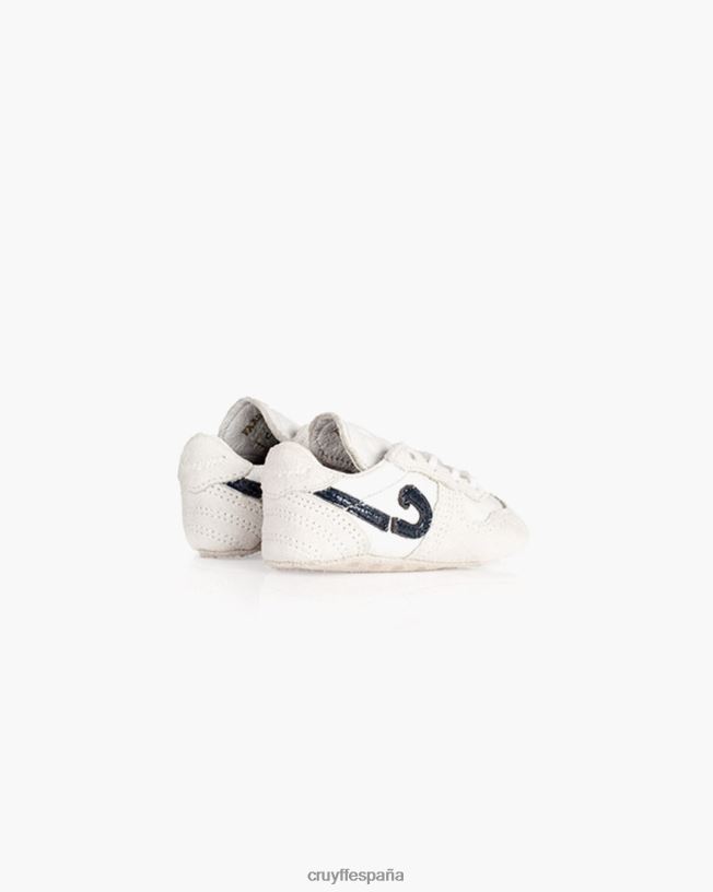 faas jr Cruyff júnior blanco azul D6DNB1222 zapatos