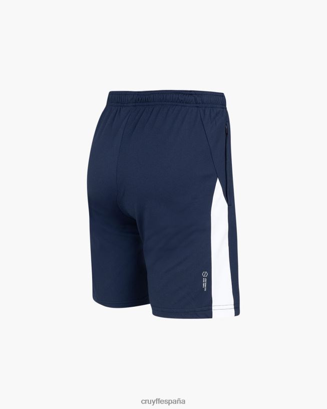 giro tecnológico corto Cruyff hombres azul marino/blanco D6DNB654 bermudas