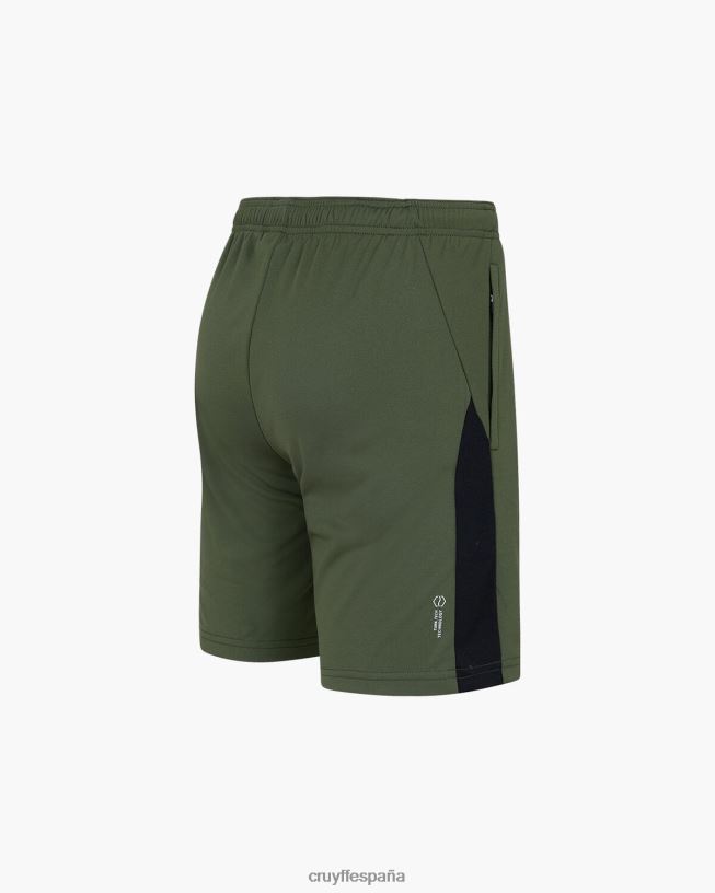 giro tecnológico corto Cruyff hombres verde/negro D6DNB653 bermudas