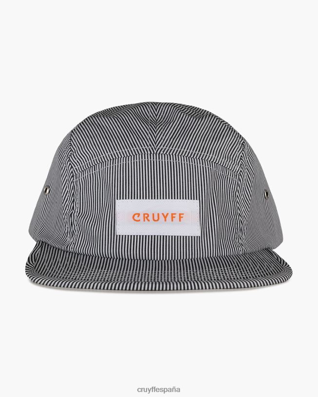 gorra bruno de 5 paneles Cruyff unisexo negro D6DNB1288 gorra