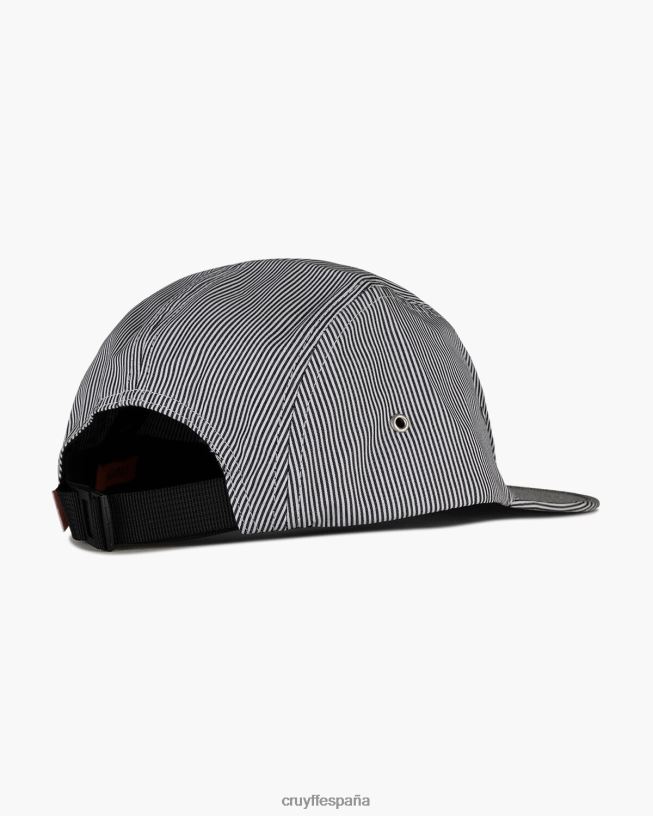 gorra bruno de 5 paneles Cruyff unisexo negro D6DNB1288 gorra