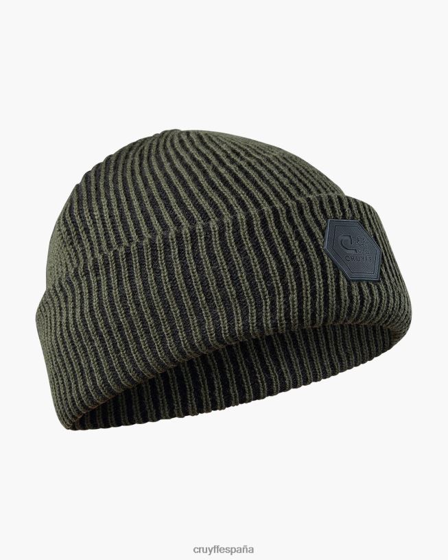 gorro basco bicolor Cruyff unisexo verde D6DNB1264 gorro