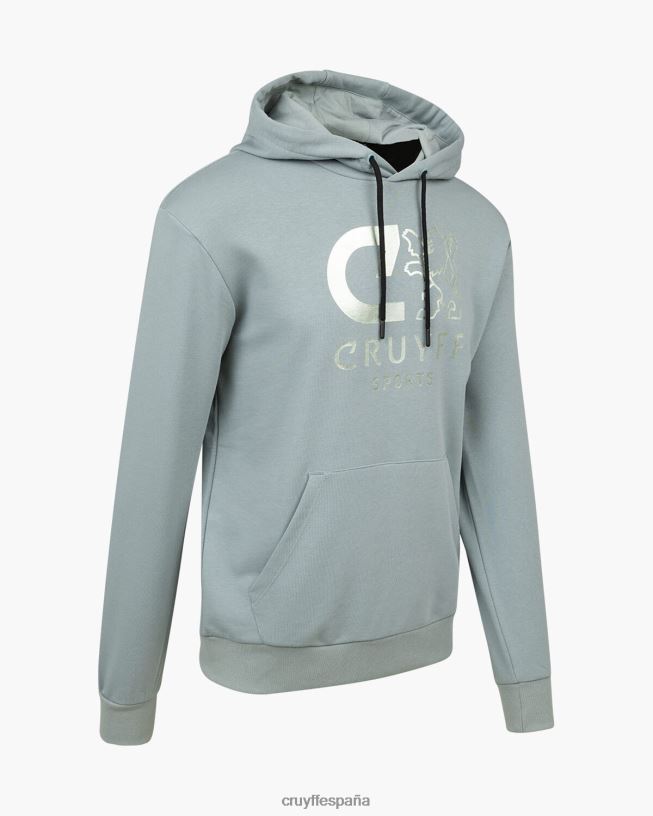 hacer sudadera con capucha Cruyff hombres azul D6DNB139 sudadera