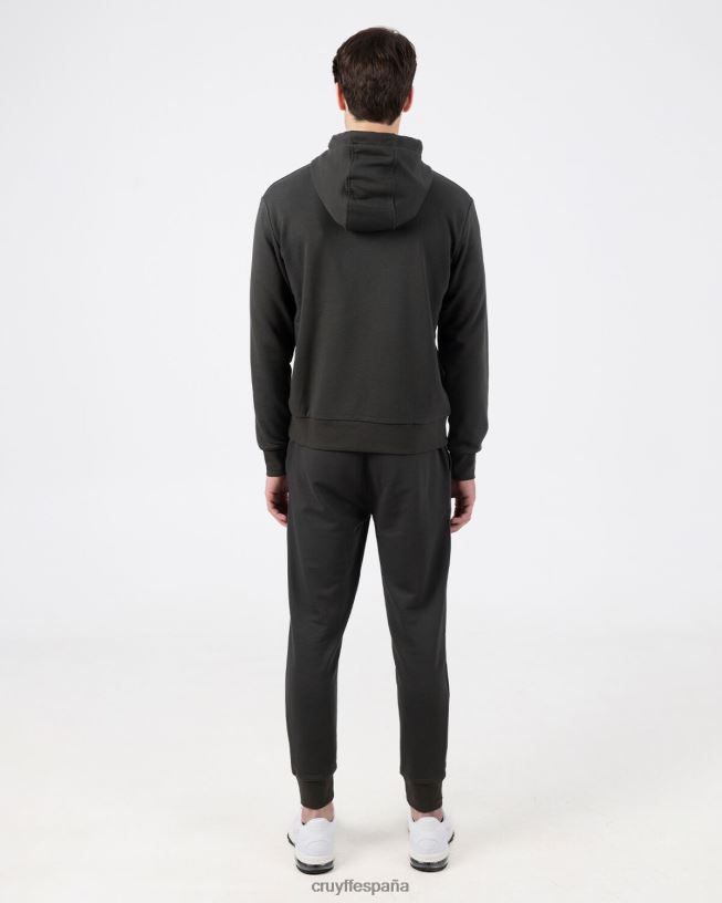 hacer sudadera con capucha Cruyff hombres ejercito verde D6DNB140 sudadera
