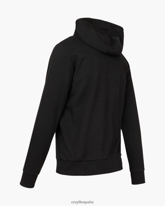 hacer sudadera con capucha Cruyff hombres negro D6DNB296 sudadera