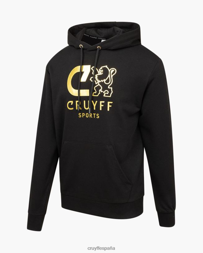 hacer sudadera con capucha Cruyff hombres oro D6DNB332 sudadera