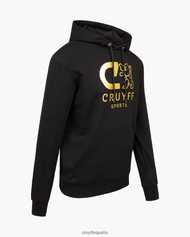 hacer sudadera con capucha Cruyff hombres oro D6DNB332 sudadera