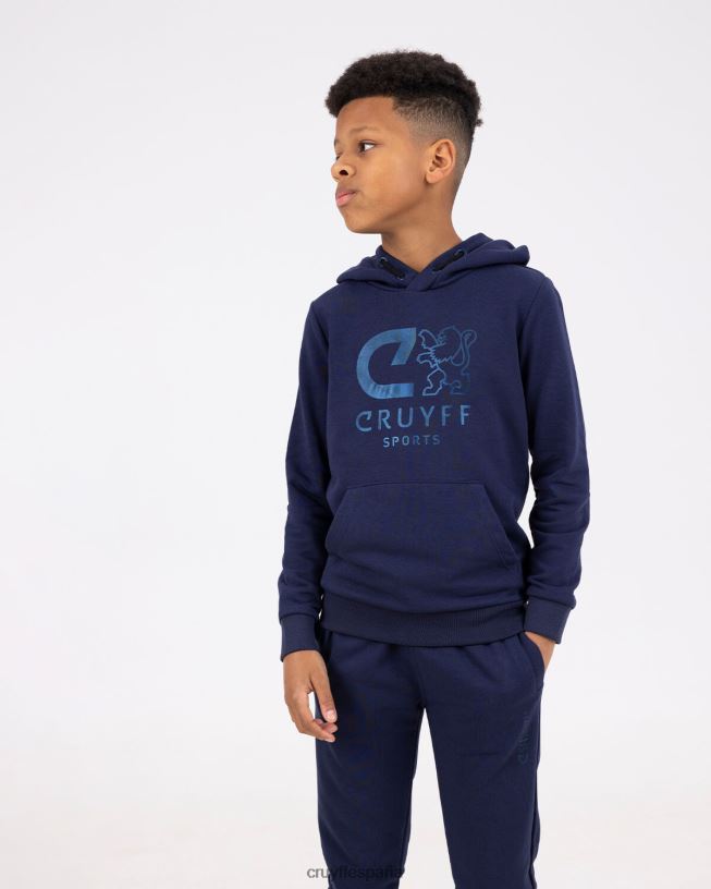 hacer sudadera con capucha Cruyff júnior azul real D6DNB1106 sudadera