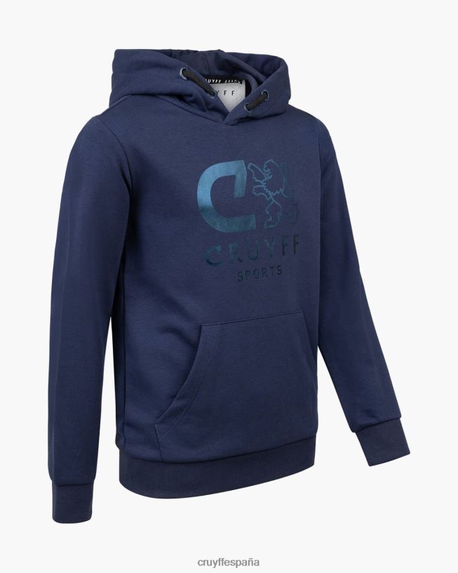 hacer sudadera con capucha Cruyff júnior azul real D6DNB1106 sudadera