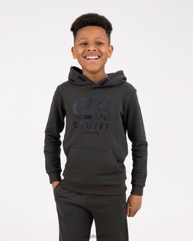 hacer sudadera con capucha Cruyff júnior ejercito verde D6DNB1105 sudadera