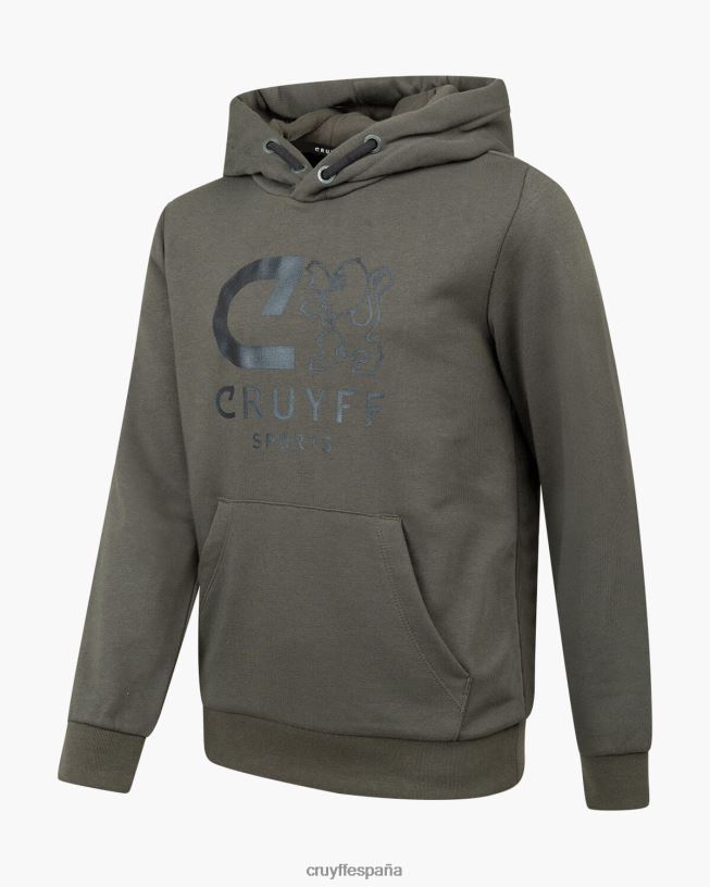 hacer sudadera con capucha Cruyff júnior ejercito verde D6DNB1105 sudadera