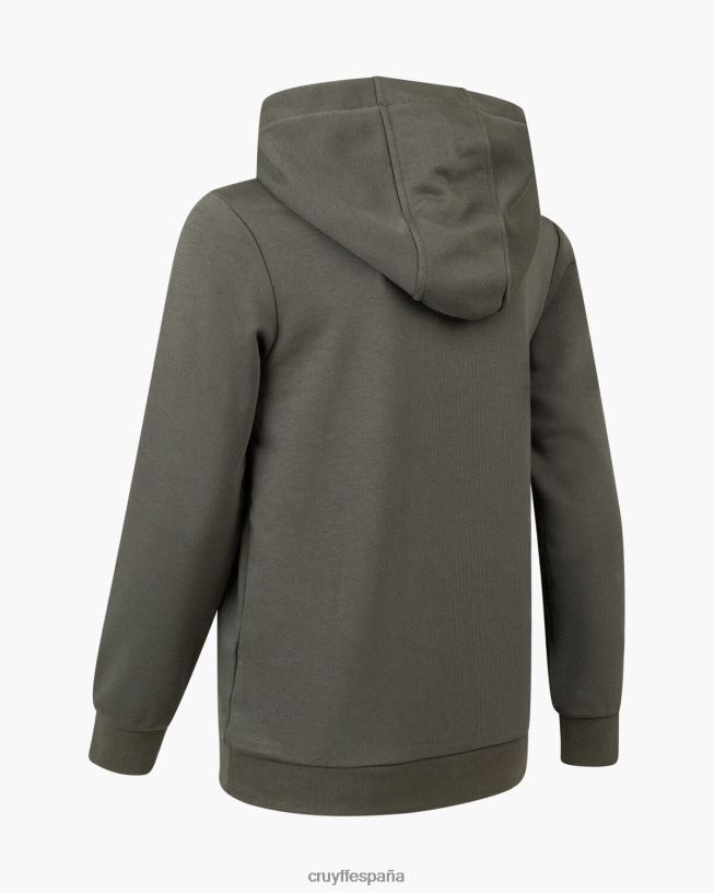 hacer sudadera con capucha Cruyff júnior ejercito verde D6DNB1105 sudadera