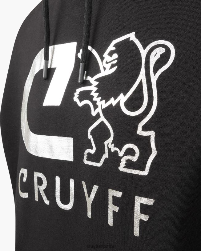 hacer traje Cruyff hombres negro/plata D6DNB612 trajes