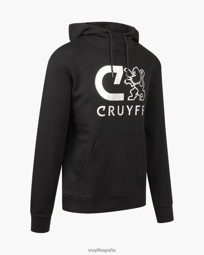 hacer traje Cruyff hombres negro/plata D6DNB612 trajes