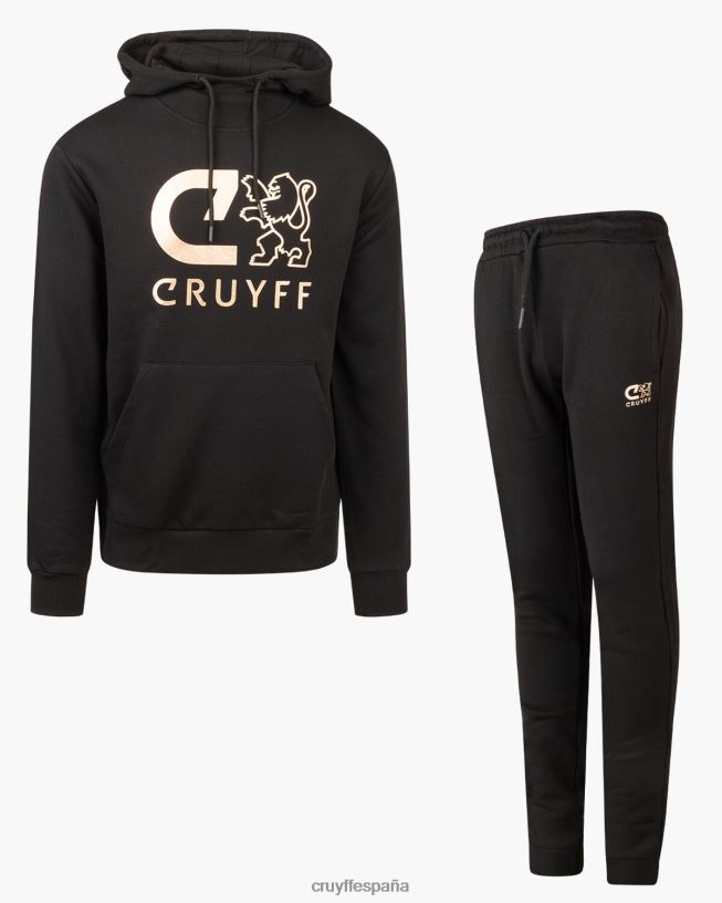 hacer traje Cruyff júnior negro/bronce D6DNB1142 trajes