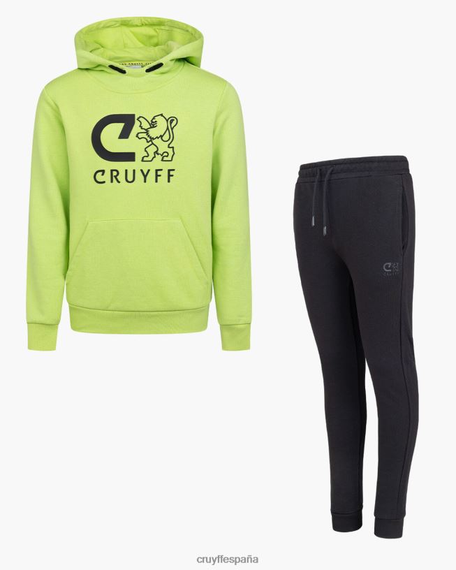 hacer traje Cruyff júnior verde/negro D6DNB1143 trajes