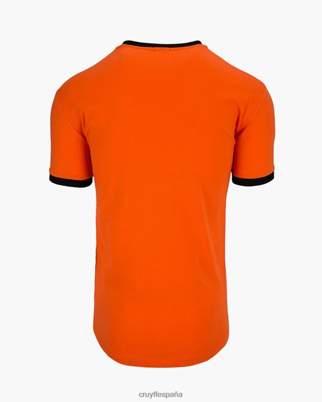 icono de camiseta de algodón Cruyff hombres naranja D6DNB787 camiseta
