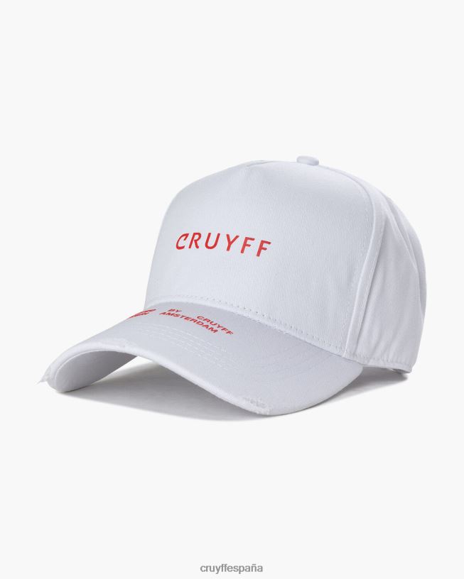 jarra de mica Cruyff unisexo blanco D6DNB1242 gorra