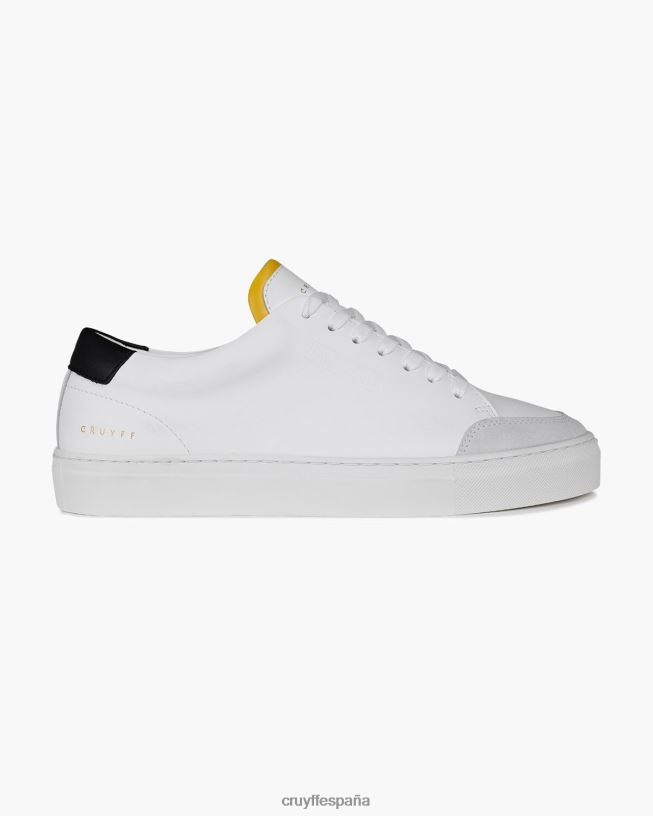 arquitecto de tenis Cruyff hombres blanco amarillo D6DNB547 zapatillas