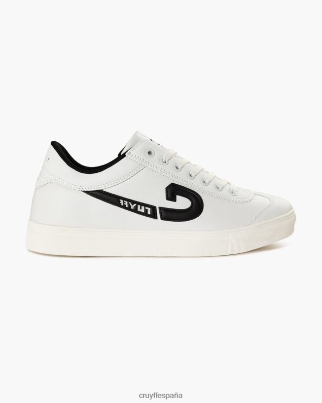 destello Cruyff hombres blanco negro D6DNB262 zapatillas