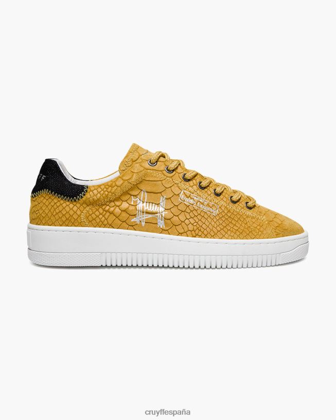 joan-anaconda/cuero ray Cruyff hombres amarillo D6DNB908 zapatillas