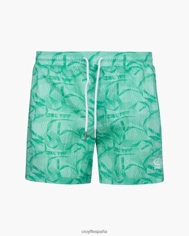 bañador ramir-95% poliéster 5% elastano Cruyff hombres verde D6DNB894 bermudas