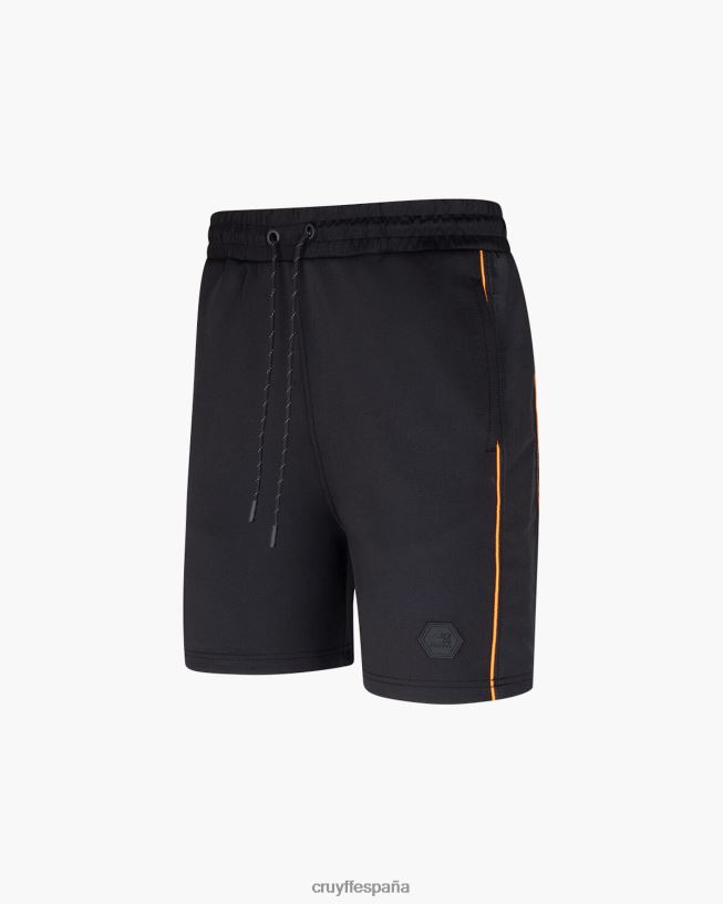 pantalones cortos saul Cruyff hombres negro/naranja D6DNB699 bermudas