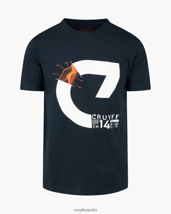 alan ss camiseta Cruyff hombres noches azules D6DNB123 camiseta