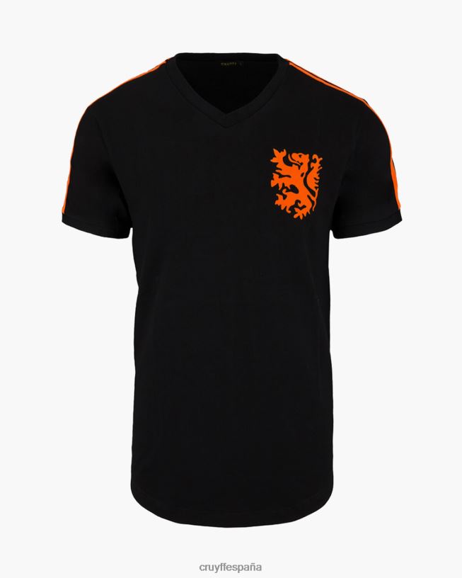 camiseta de la copa del mundo Cruyff hombres negro D6DNB860 camiseta
