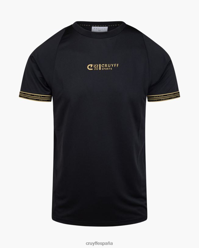 camiseta de pezuña Cruyff hombres oro D6DNB173 camiseta