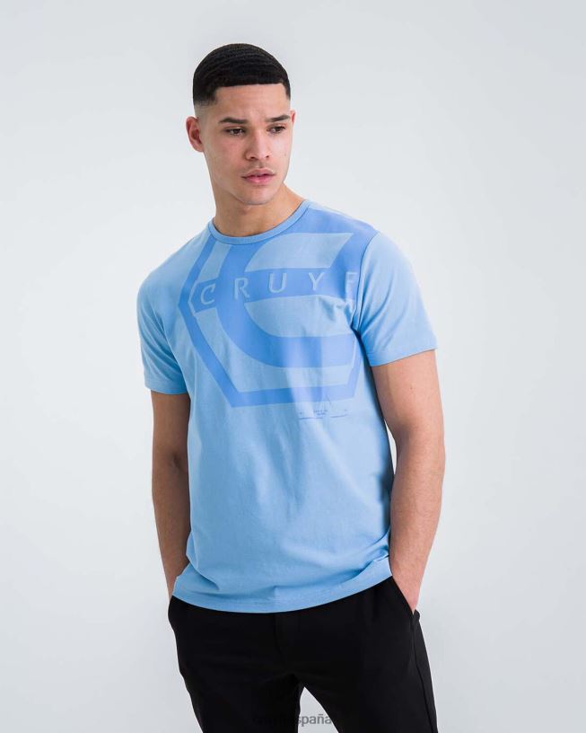 camiseta de saúl Cruyff hombres azul D6DNB891 camiseta