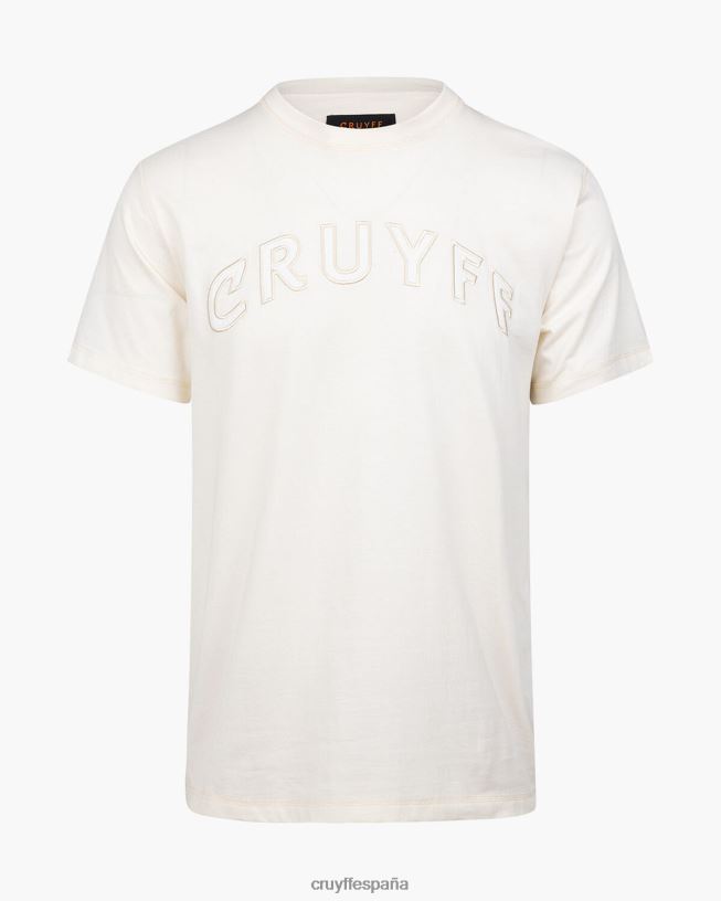 milo camiseta Cruyff hombres crema D6DNB60 camiseta