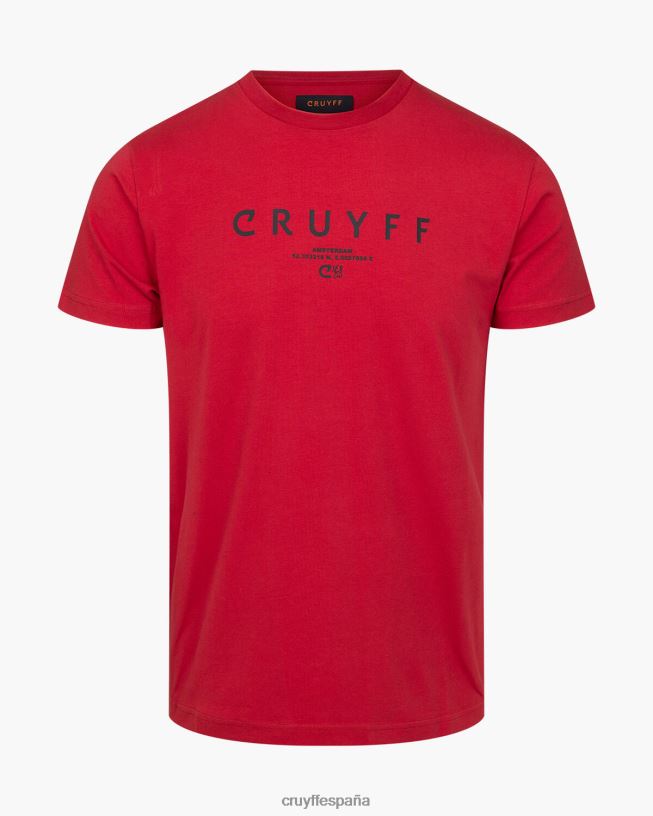 paquete de la ciudad tee ams Cruyff hombres rojo D6DNB641 camiseta