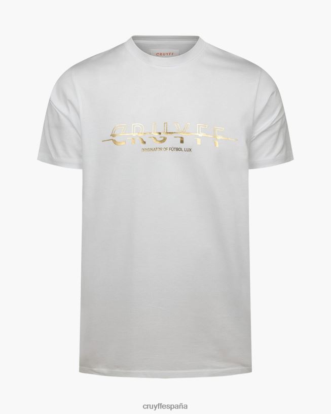 set Cruyff hombres Oro blanco D6DNB197 camiseta