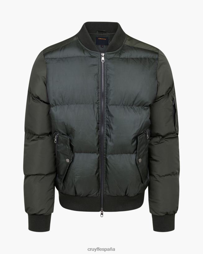 bombardero aneto Cruyff hombres verde D6DNB425 chaqueta