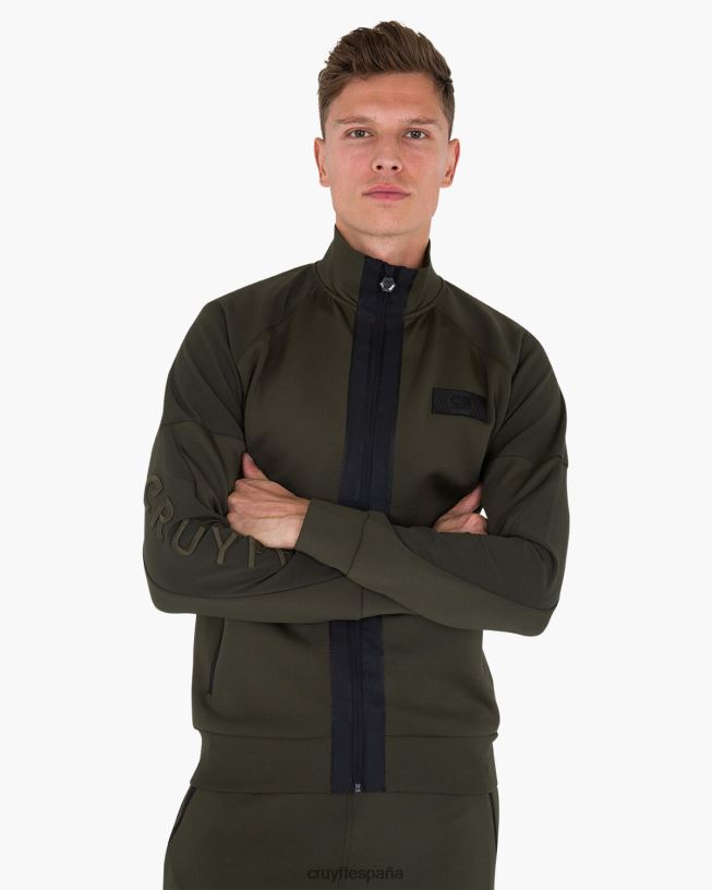 camiseta de buceo morera Cruyff hombres verde D6DNB781 chaqueta