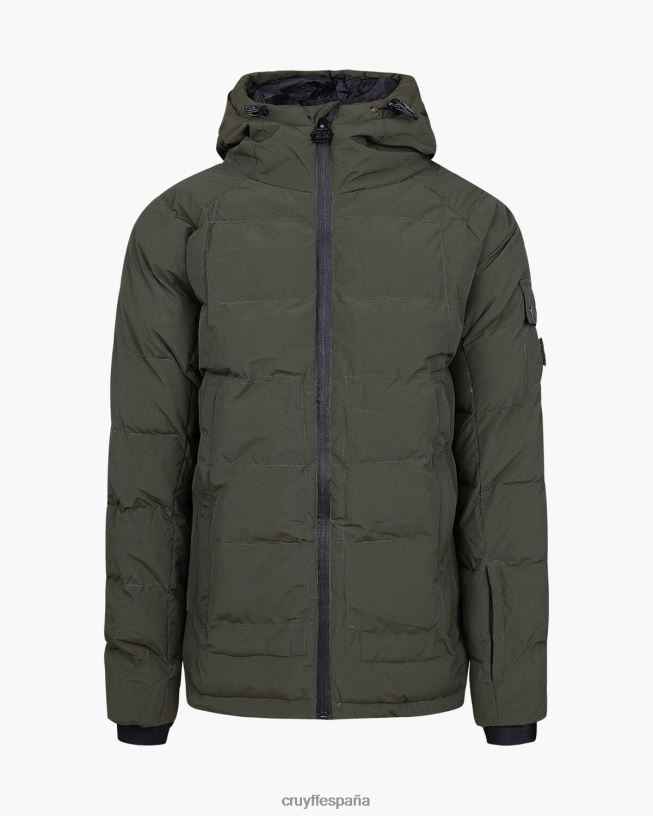 chaqueta acolchada kilian Cruyff hombres verde D6DNB765 chaqueta