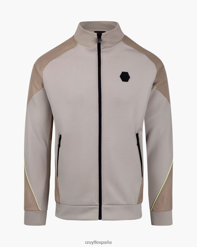 parte superior de la pista saúl Cruyff hombres arena/amarillo D6DNB731 chaqueta