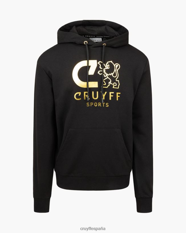 hacer sudadera con capucha Cruyff hombres oro D6DNB332 sudadera