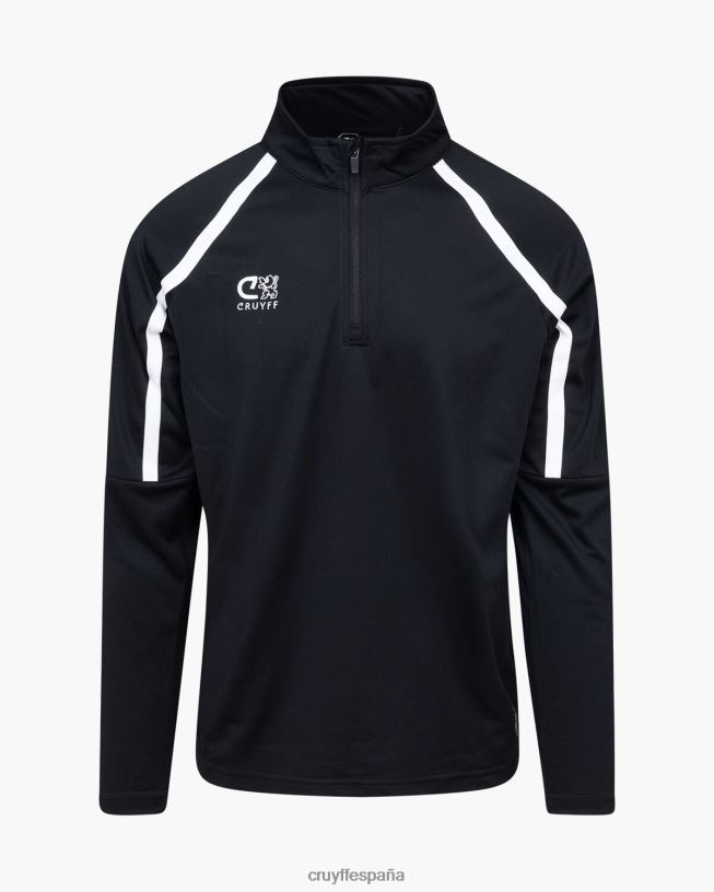 media cremallera con giro técnico Cruyff hombres blanco negro D6DNB661 sudadera