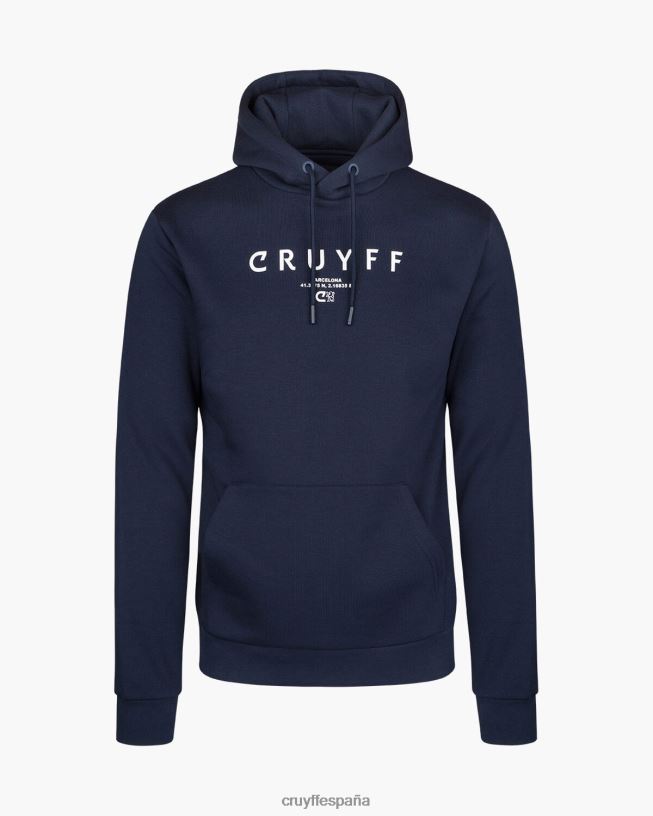 paquete de la ciudad sudadera con capucha bcn Cruyff hombres Armada D6DNB441 sudadera
