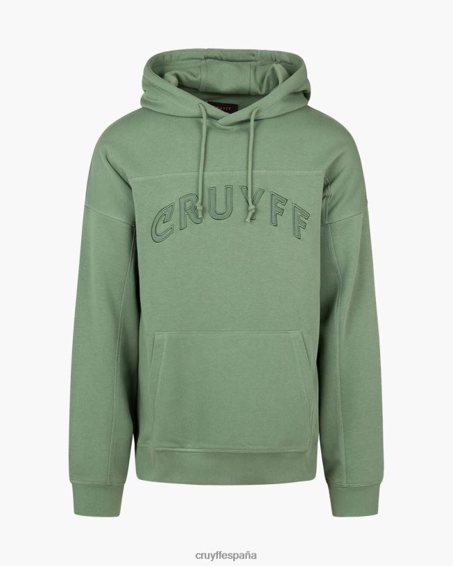 sudadera con capucha Cruyff hombres bosque verde D6DNB96 sudadera
