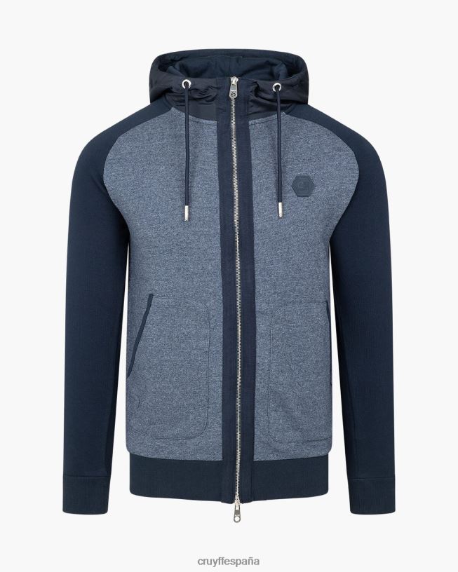 sudadera galanzo fz Cruyff hombres Armada D6DNB401 sudadera