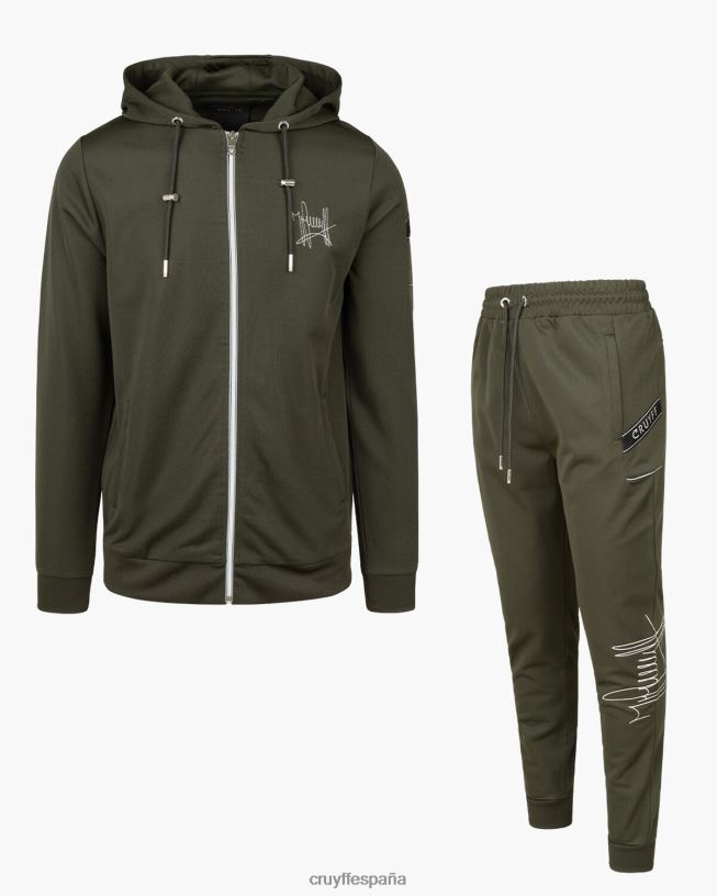 chándal paolo fz Cruyff hombres verde oscuro D6DNB46 trajes