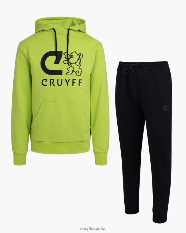 hacer traje Cruyff hombres verde/negro D6DNB536 trajes
