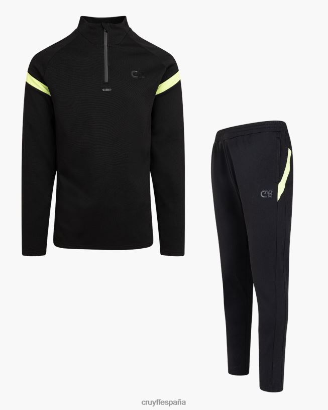 traje de esquina Cruyff hombres verde negro D6DNB409 trajes