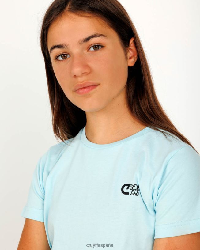 camiseta ruana Cruyff júnior turquesa D6DNB1138 camiseta