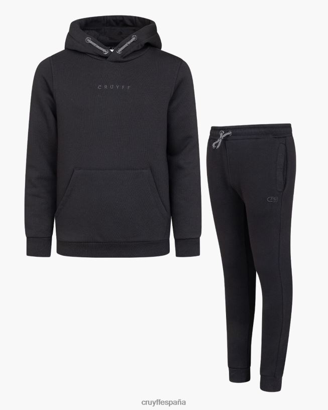 traje joaquim Cruyff júnior negro D6DNB1177 trajes