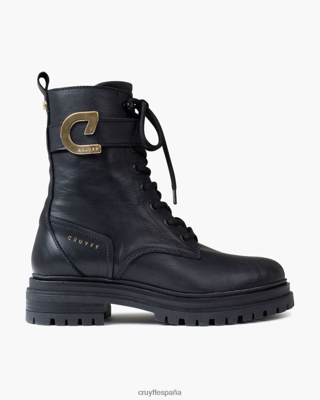 bota de encaje de comando Cruyff mujer negro D6DNB1020 botas