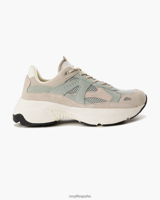 junio Cruyff mujer azul Marrón D6DNB980 zapatillas